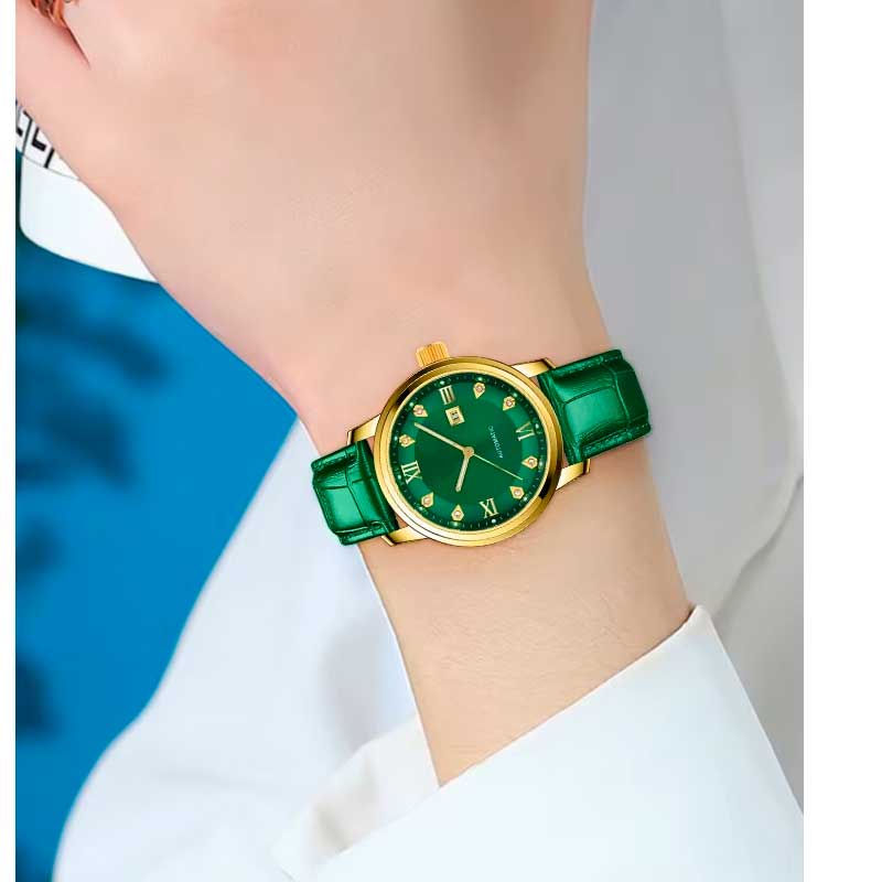 NH05 MIYOTA Seiko Automatic Watch for Women – 40mm Polish Bezel